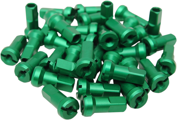Moose Racing 24-960 Spoke Nipples - MX1 - Green - 9 Gauge - Set