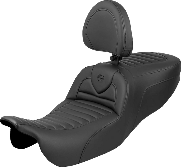 Saddlemen 815-07-202B0 Roadsofa Seat - w/ Backrest - FLRT/FLTRT 15-25