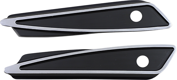 Covingtons C1810-B Saddlebag Hinge Cover - Ripper - Black