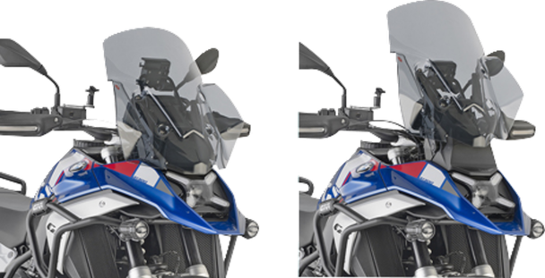 Givi D5144S Windshield - Smoked - for Bmw