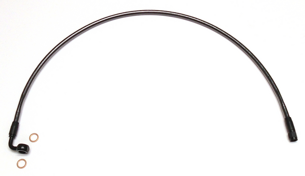 Magnum Shielding AS47223 Brake Line - 10 mm-90° - 23" - Black Pearl
