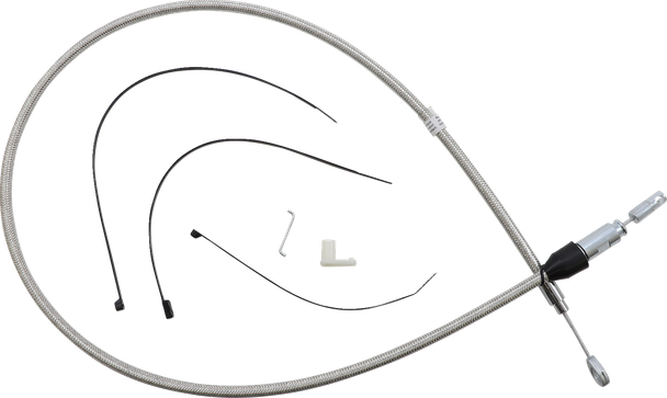 Magnum Shielding 523412HE Polished Stainless Quick Connect Upper Clutch Cable