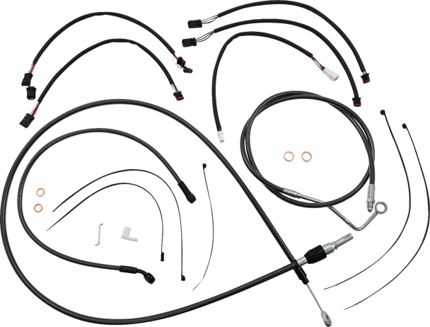 Magnum Shielding 4871131 Black Pearl Designer Handlebar Installation Kit