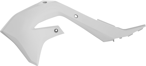 Polisport 8423400002 Radiator Cover - White - Kx 450F