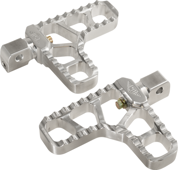 Joker Machine 08-62-8 Serrated Heel Pegs - Silver - for Indian