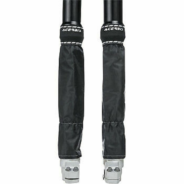 Acerbis 46 49mm Fork Guards MX Motocross Off Road Black Pair