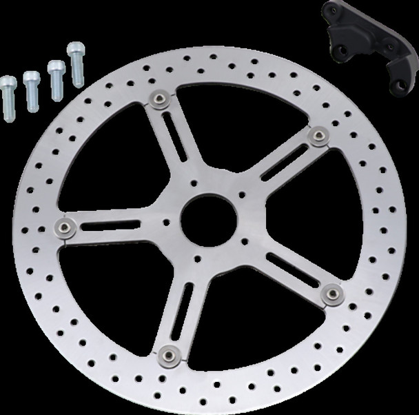 ARLEN NESS 02-983 Big Brake Rotor 15" Front Left for 18-19 Harley FXLR FXBB