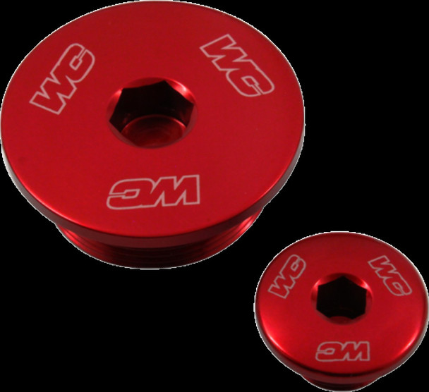 WORKS CONNECTION 24-608 ENGINE PLUG RED 24-608