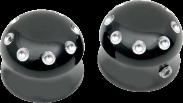 COVINGTONS C0010-B CAPS AXLE 07-18 FLST BLK
