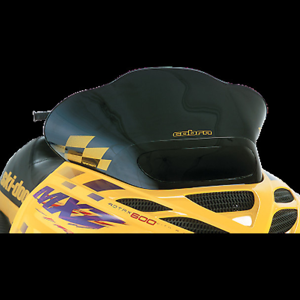 POWERMADD/COBRA 13225 WINDSHIELD 13.25" BLK SKI