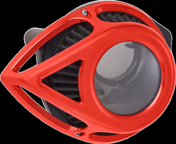 ARLEN NESS 18-969 RED TEAR DROP AIR CLEANER KIT FOR HARLEY M8 MILWAUKEE 8