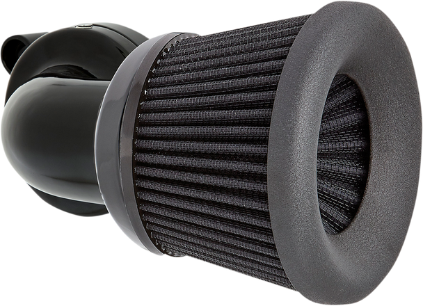 Arlen Ness 600-032 Velocity 90° Air Cleaner Kit - Black