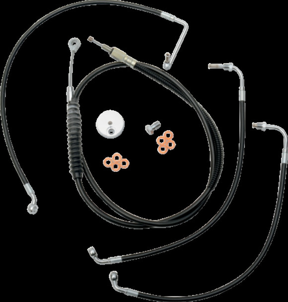 LA CHOPPERS LA-8010KT-13B CBL LN KT BLACK 12-14" 08-13 FL
