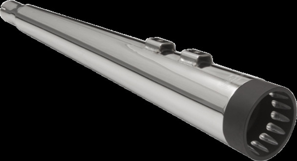 Bassani Chrome DNT 4" Megaphone Exhaust Mufflers for 95-16 Harley Touring FLHX
