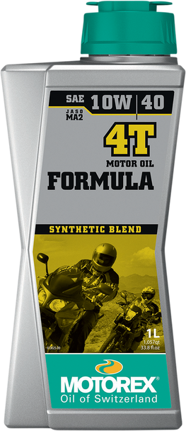 Motorex 308273 Formula Synthetic Blend 4T Engine Oil - 10W-40 - 1L