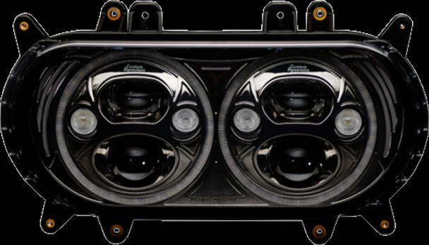 CUSTOM DYNAMICS CDTB-RG-15-B HEADLIGHT FLTR BLACK