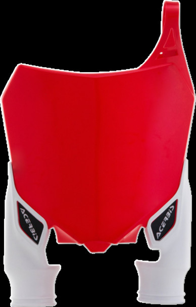 Acerbis Red/White Raptor Front Number Plate 14-17 FOR HONDA CRF250R 13-16
