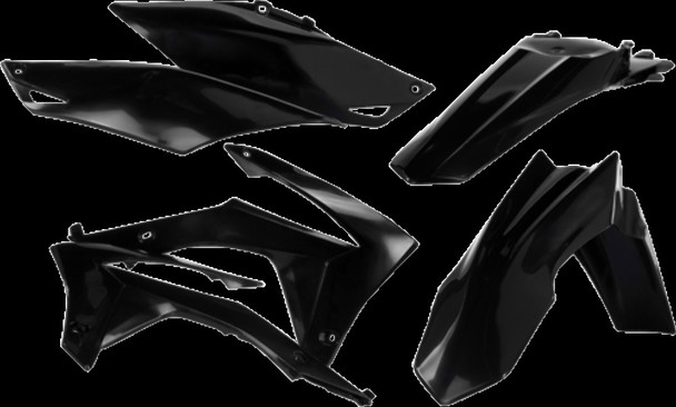 Acerbis Full Plastic Kit Black - Fits: Honda CRF250R 2014-2017