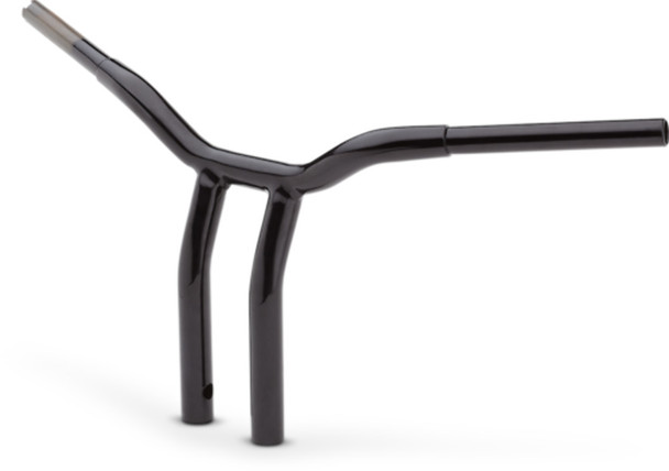 LA Choppers LA-7338-12B Black 12" One Piece Bent Kage Fighter Handlebar Harley