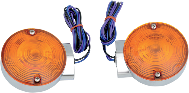 DRAG SPECIALTIES 2020-0591 LIGHTS T/S CHR FRT FLT