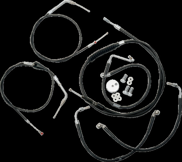 LA CHOPPERS LA-8005KT-08B CABLE KT BK MINI96-07FLHT