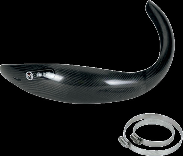 MOOSE RACING HARD-PARTS 1861-0133 GUARD PIPE-CRBN FIBR FMF