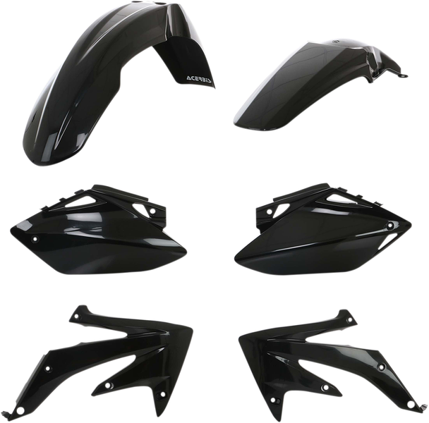 Acerbis Black Body Plastics Kit 07-08 FOR HONDA CRF450R