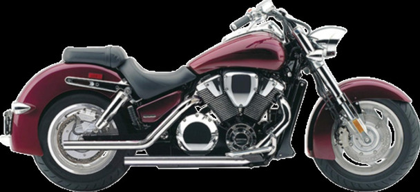 Cobra 02-03 FOR HONDA VTX1800R Dragsters Exhaust (Chrome)