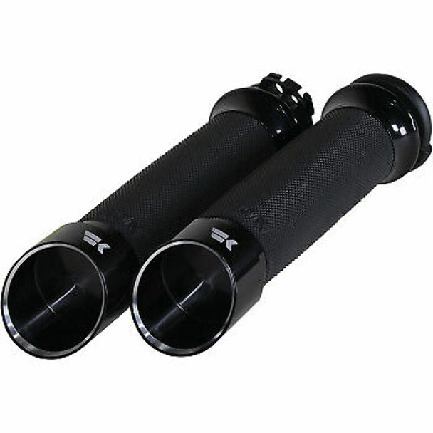 Khrome Werks 500240 Grips - Edge - Custom Contour - Cable - Black