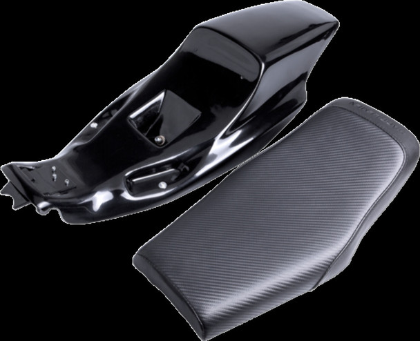 Saddlemen Z4282 Eliminator Tail Section/Seat Kit - Faux Carbon Fiber