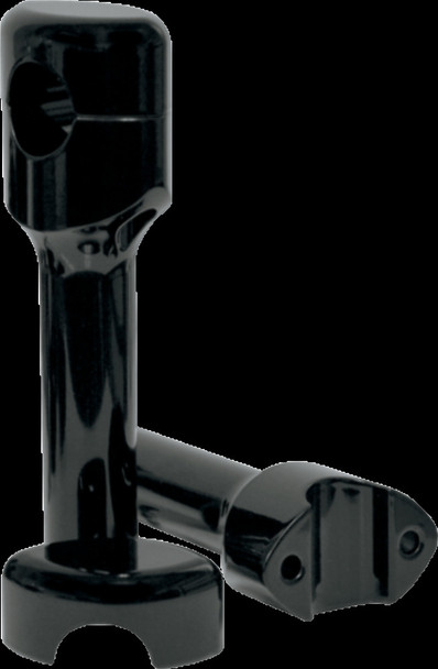 LA CHOPPERS LA-7406-06B RISERS HFTY SMOOTH 6" BK