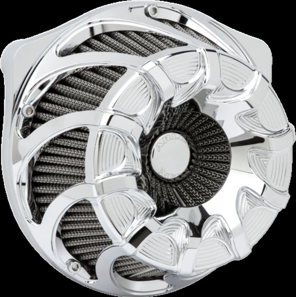 Arlen Ness Chrome Drift Motorcycle Air Filter Kit 08-16 Harley Touring Softail