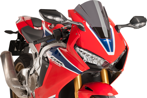 PUIG HI-TECH PARTS 9407F WSCRN RACE HON C/DK SMK