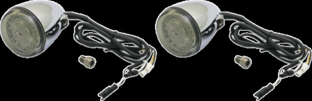 Custom Dynamics Chrome ProBeam Dynamic Ringz Turn Signal for Indian