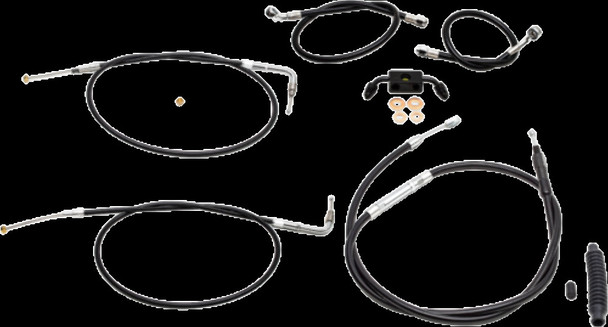LA CHOPPERS LA-8211KT-16B CABLE KT BK 15-17 FXD ABS