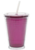 Gimex Blackberry Tumblers with Straw (Set of 4)