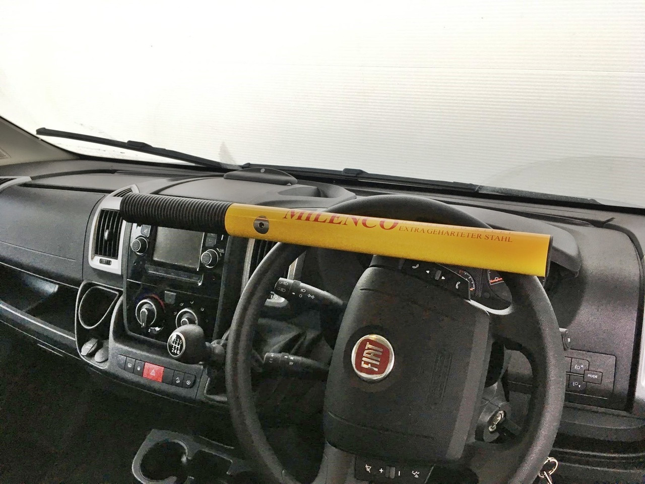 Milenco Commercial High Security Steering Wheel Lock (YELLOW) Sold