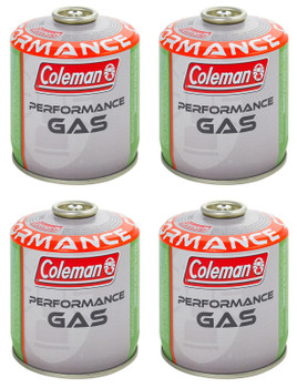 Coleman C500 Performance Gas Cartridge -Extra value 4 pack