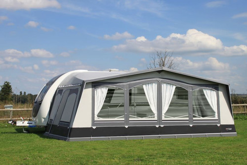 Camptech Buckingham DL - 3m Seasonal Pitch Awning - Steel Frame - FREE Storm Straps