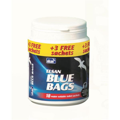 Elsan Blue Bags - 21 water soluble toilet sachets