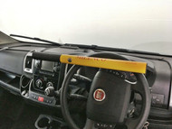 Milenco Commercial High Security Steering Wheel Lock (YELLOW) - Sold Secure Gold Standard