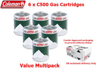 Coleman C500 Gas Cartridges - Value 6 Pack