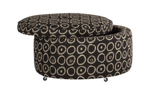 Benjamin Round Storage Ottoman