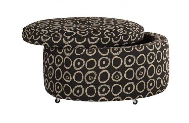 Benjamin Round Storage Ottoman