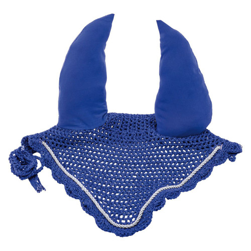 Palermo Ear Bonnet Royal Blue & Silver