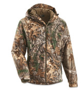 WOMEN'S WATER-RESISTANT CAMO HUNTING PARKA- REALTREE XTRA- FRONT