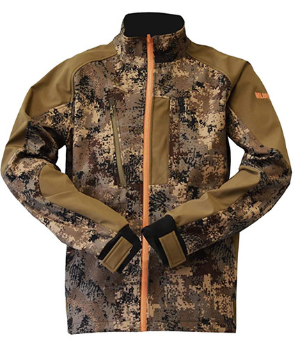 WILDFOWLER SOFT SHELL JACKET- DIGITAL CAMO- FRONT