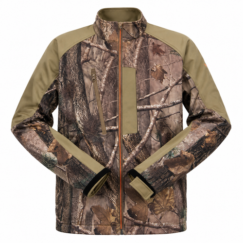 WILDFOWLER SOFT SHELL JACKET- NATURE BROWN- FRONT