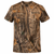 WILDFOWLER SHORT SLEEVE POLY QUICK DRY T-SHIRT-NATURE BROWN- FRONT
