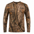 Wildfowler Long Sleeve Poly Quick Dry T-Shirt-Nature Brown- Front